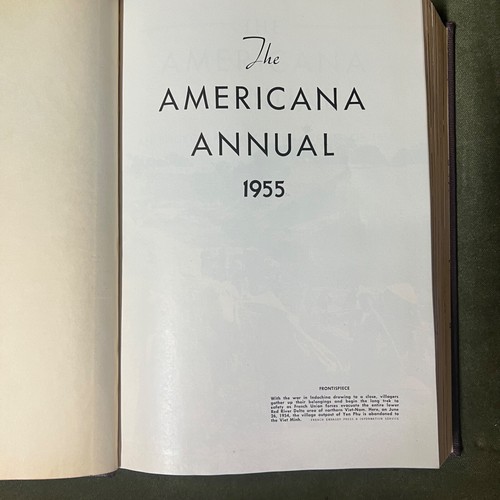 The Encyclopedia Americana Brown ANNUALS 1954 Thru 1965 (Missing 1959) - Picture 12 of 91