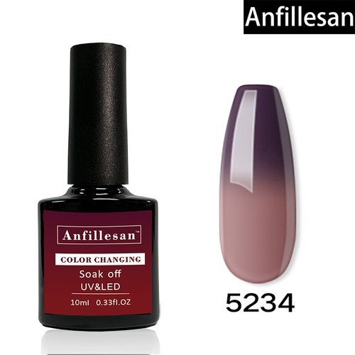 Anfillesan Nail Polish UV LED Soak Off Gel Polish Base Top Coat Gel Varnish 10ml - Picture 148 of 155