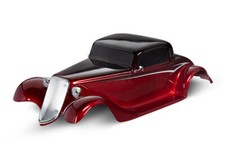 Traxxas 9333r Body Factory Five 33 Hot Rod Coupe Complete Red