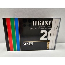 Maxell VHS-C Videocassette TC-20 HGX-Gold 20 Min 1 count