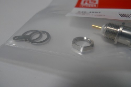 BNC Jack Panel Mount Connector 50Ω, Solder Termination Straight Body RS Pro - Picture 10 of 12