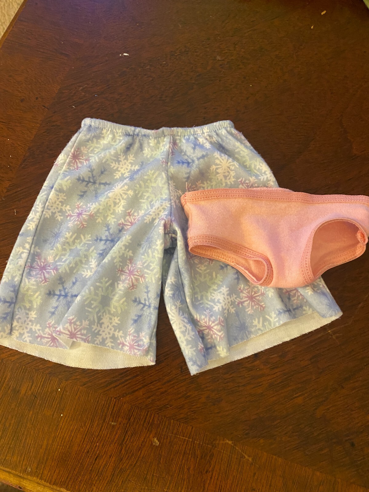 SAOLA Completo American Girl 2006 Let It Snow Sleep *SOLO pantaloni* più biancheria intima