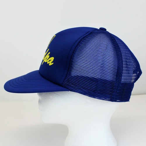 Vintage Blue #1 Grandpa snapback hat cap - Picture 3 of 7