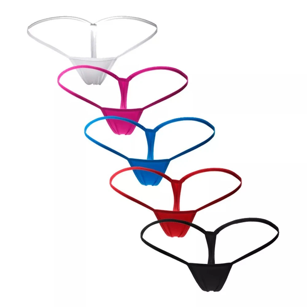 6 Slip Bikini Donna Senza Cuciture She LA &ndash; Vita Media, Microfibra, Taglia Unica (S-XL)