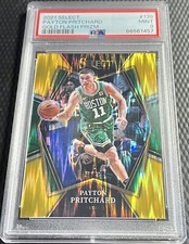 2021 Payton Pritchard Celtics 06/10 PSA 9 Panini Select Gold Flash Prizm #139