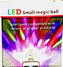 New USB LED Party Light Mini Disco Ball Small Magic Ball Sound Control