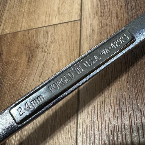 Craftsman Combination Wrench -VA- 24mm #42923 12-1/2" Long USA - Foto 5 di 7