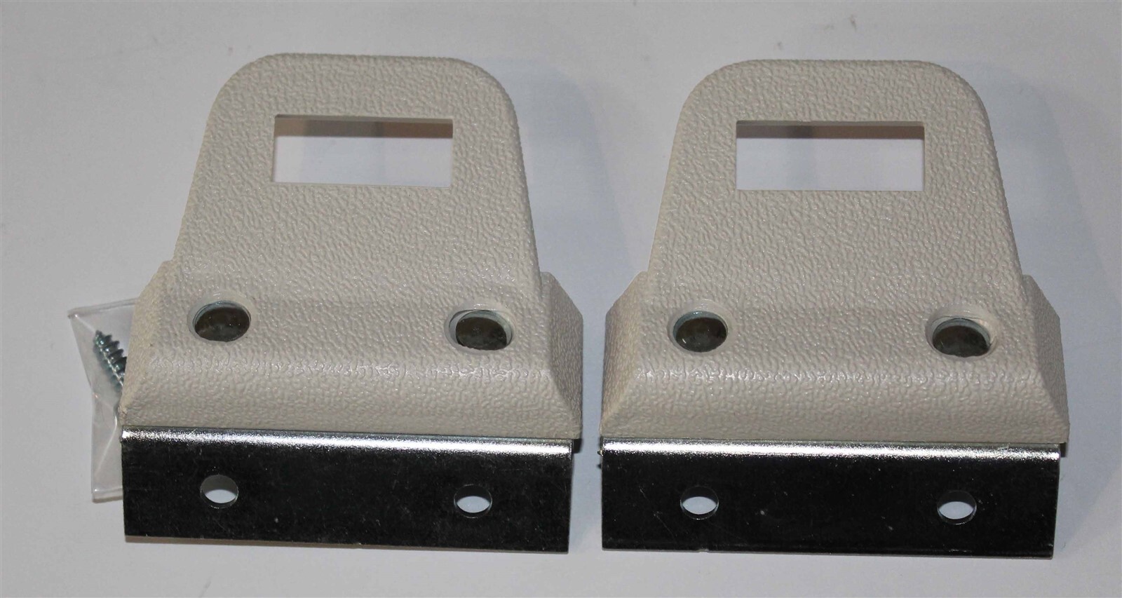 NEW Mopar 1968-69 White Bucket Seat Belt Clips