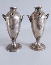 CHRISTOFLE  -  Vases soliflores argentés