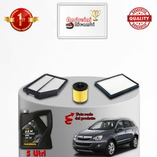 KIT TAGLIANDO 3 FILTRI E OLIO OPEL ANTARA 2.4 123KW 167CV DAL 2010 ->