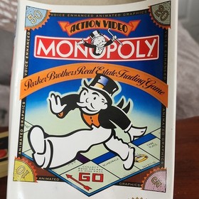 Nintendo NES Monopoly Complete In Box Parker Brothers w/Manual 1991