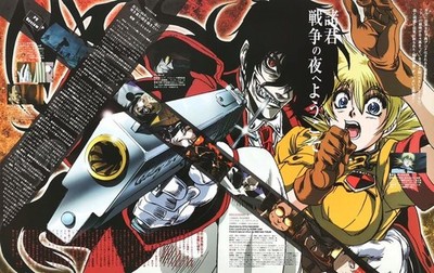 Hellsing Ultimate manga style Anime poster: 11 x 17 inches