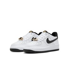 Nike Air Force 1 LV8 GS DQ0300-100 Sneakers Kids White Leather Lifestyle Shoes