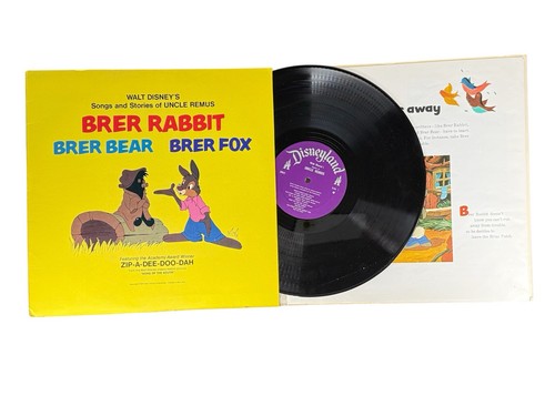 Walt Disney's Stories Of Uncle Remus Vinyl 3907 LP Disneyland 1967 BRER RABBIT - Picture 5 of 5