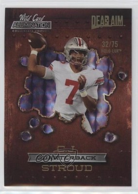 2021 Wild Card Alumination NIL Collegiate Edition Dead Aim 32/75 CJ Stroud o7m