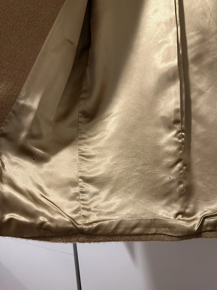 Abrigo para mujer Martin Grant Paris lana virgen alpaca con cinturón Foto 3 de 4