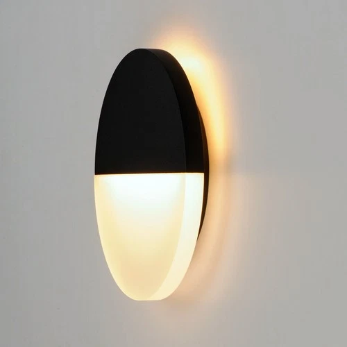Black LED Outdoor Wall Sconce from the Alumilux Glow Collection - Picture 5 of 7