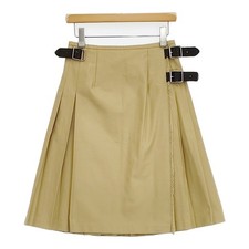 O'NEIL OF DUBLIN Unused Modified Kilt Wrap Skirt skirt beige 6-0618G