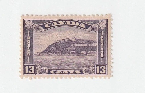 CANADA # 201 VF-MNH 13cts BLUE QUEBEC CITADEL CAT VALUE $120