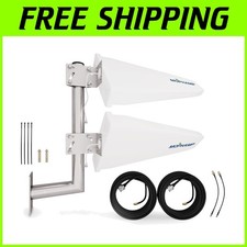 2x2 MIMO Log Periodic Antenna Kit for 4G LTE/5G Ho
