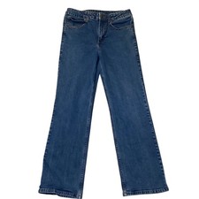 Carhartt Boy's Cotton Blue Denim Jeans Size 14 - 28X28 Boot Cut Pre-Owned Nice