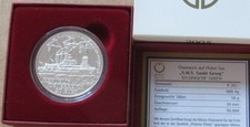 2005; 20 Euro Silbermünze (SZ7242),  AMK Nr. 8 S.M.S Sankt Georg, pol. Platte