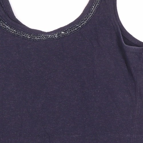 Superdry Womens Blue Tank Top Scoop Neck Small - Picture 9 of 12