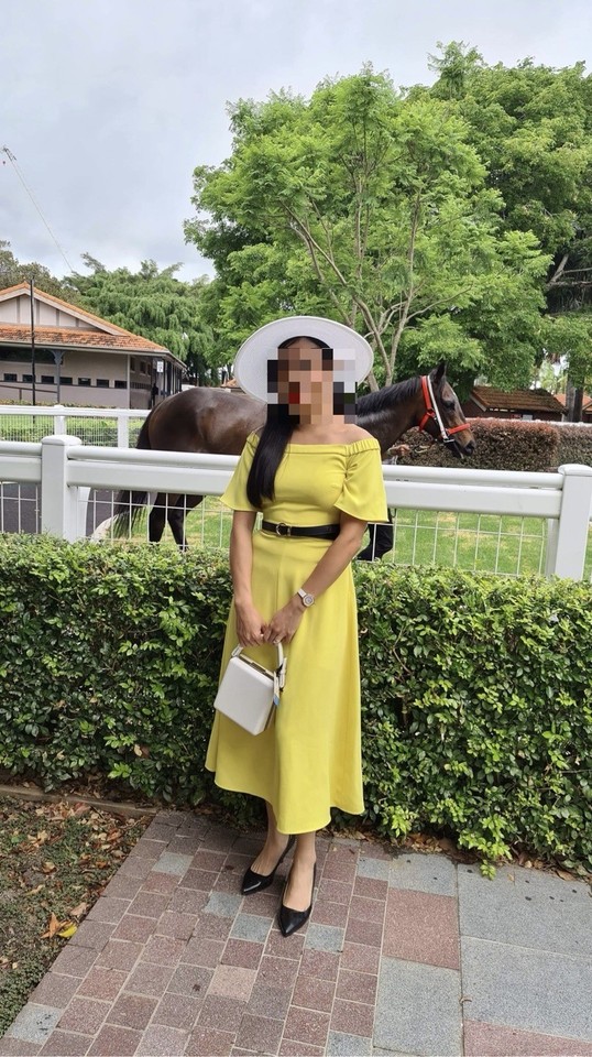 Women’s Yellow Solid Off-Shoulder A-Line Midi Dress Short Flared Sleeve