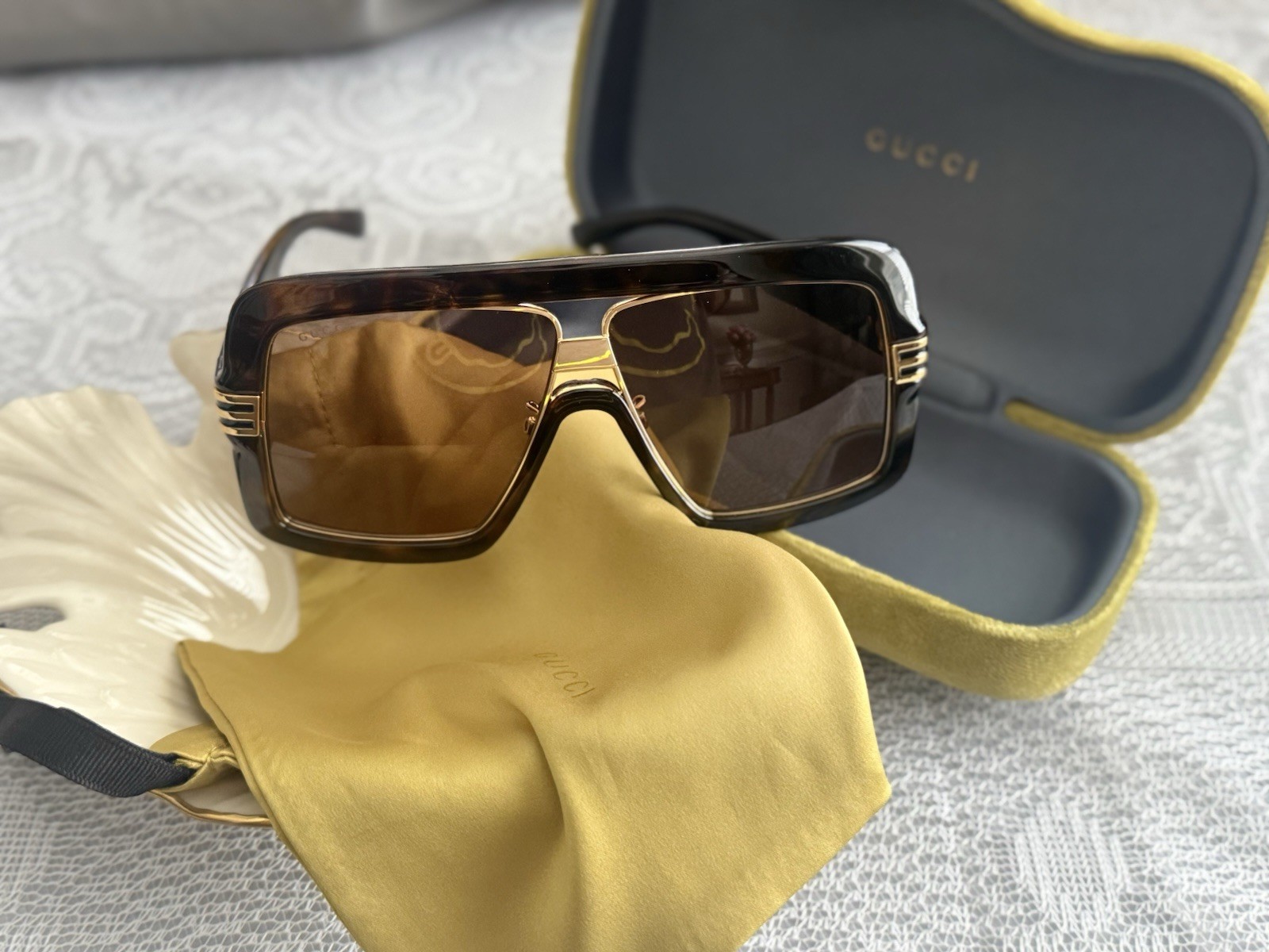 GUCCI GG0900S 002 Havana/Brown 60-9-140 Sunglasses Authentic image 4