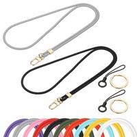 2Er-Set Lanyards FüR Lehrer FüR Ausweise, Schwarz/Grau