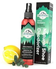 Natural Shoe Deodorizer Spray 700 Sprays - Extra 1 Pack - Lemon Eucalyptus
