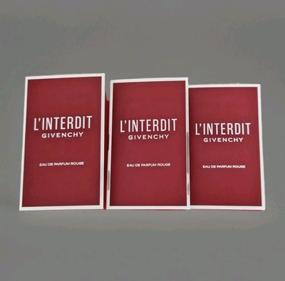3 Proben Givenchy L Interdit Rouge 3x1ml EdP Spray