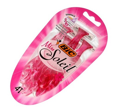 Bic Miss Soleil Rasierer Blisterpackung mit 4 Stück