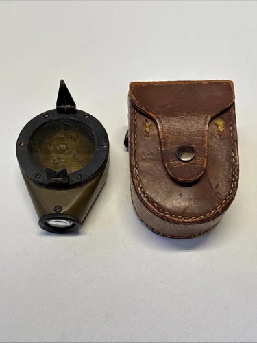 VTG Creagh Osborne Marching Compass Mark VII Military WW1 Gear w/ case