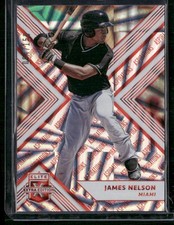 2018 Panini Elite Extra Edition #95 James Nelson Aspirations Red #/150