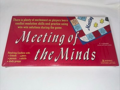 Meeting Of The Minds Board Game New Sealed Rare VTG Franklin Learning System