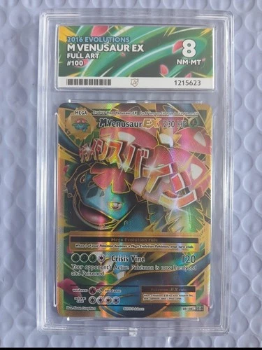 ACE 8 2016 Evolution M Venasaur EX #100 XY Evolutions Full Art