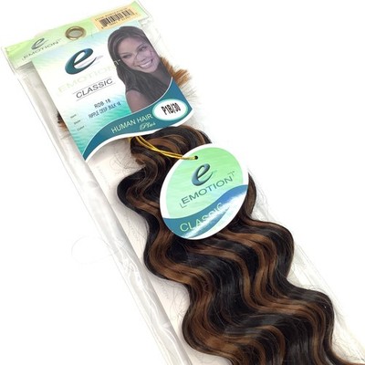EMOTION CLASSIC Human Hair Extensions P1B/30 Ripple Deep Bulk 18
