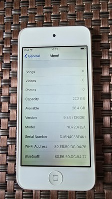 Apple iPod Touch 5th Generation A1421 32GB, Wi-Fi, Silver | eBay UK