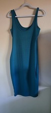 Heart Hips Bodycon Dress Scoop Neck Midi