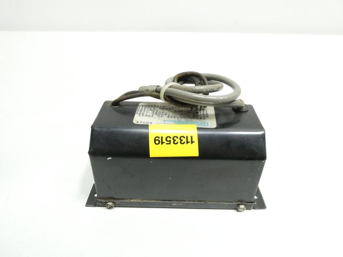Jefferson Electric 638-001-121 Ignition Transformer 150va 120v-ac