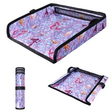 Airplane Tray Table Cover, Foldable Travel Tray Cover