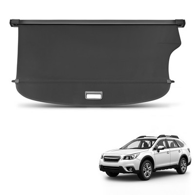 Black Cargo Cover Shade for Subaru Outback 2010-14 Rear Retractable Waterproof