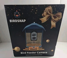 BIRDSNAP Smart Bird Feeder w/ Camera Wireless NEW Bird Watching Audubon Society