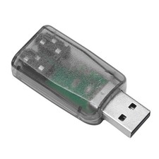 USB to 3.5mm Mic Headphone Jack Stereo Headset 3D Sound Card Audio Adapter3887