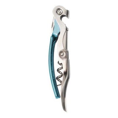 SCHONHUBER Professioneller Cavatappi Long Level AIS Blau aus Stahl