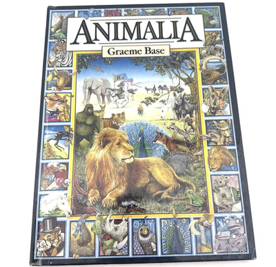 Graeme Base Animalia 1986 Hardcover Illustrated Children s Book