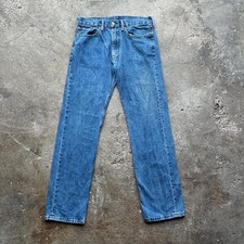 Levi's 505 blue denim jeans