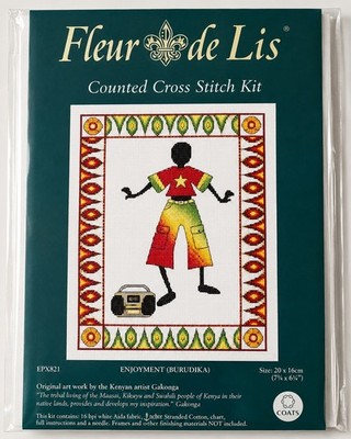 Fleur de Lis gezähltes Kreuzstich-Set - Genuss (Burudika)