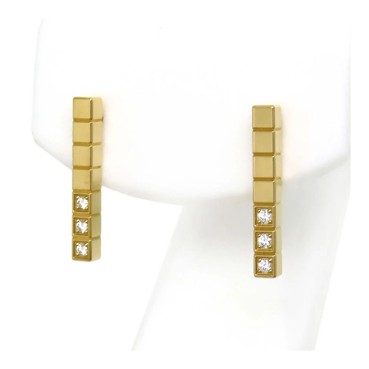 Chopard — Chopard Ice cube earrings 837702-0002 Au750(K18YG) Women